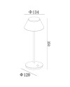 ***OFER/DES*** K5 * FAROL NEGRO EXTERIOR PORTATIL LED IP54 3000K